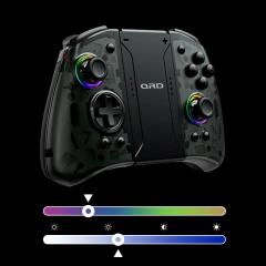 Imagem do QRD T5 Controle Para Nitendo Switch 2/Switch/Lite/Oled Joystick Sem Fio Para PC Gamepad Efeito Hall Bluetooth Wireless Joy-pad