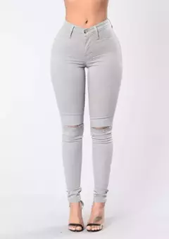 2023 Novas Mulheres Vintage Jeans Slim Fit Calças Lápis de Cintura Alta Denim Bootcut Verão Pull-on Jeans Skinny Blu Moda Holee - loja online