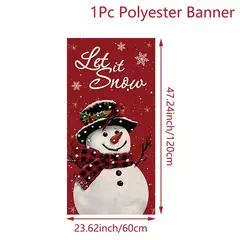 Imagem do Decoração de Natal Bandeira Bandeira Pendurada Porta, Enfeites, Presentes de Natal, Decoração de Ano Novo, 2025, 2025