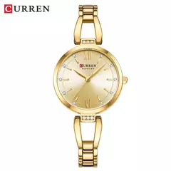 Curren-relógio de pulso feminino 9092, luxo, elegante, pulseira de aço inoxidável, pulseira, feminino, moda, para meninas - loja online