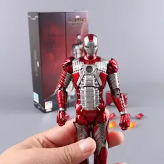 ZD Brinquedos Homem de Ferro Série Filme Action Figure, Movable Joint, Mark Dolls, MK1, MK2, MK3, MK4, MK5, MK6, MK7, MK42, MK43, MK50, 7 em
