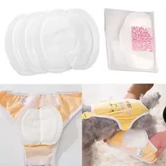 Imagem do 30 pçs/saco almofadas para cães fraldas descartáveis para cães masculinos e femininos-shorts para cães confortáveis e absorventes com almofada sanitária