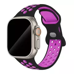 Correia Desportiva Respirável para Apple Watch, Band, Correa, iWatch Series 8, SE, 7, 6, 5, 9 Ultra, 44mm, 49mm, 45mm, 40mm, 41 milímetros, 38 milímetros, 42 milímetros