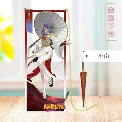 Marcadores de metal Naruto Marcadores de personagens de anime para estudantes figura de anime - comprar online