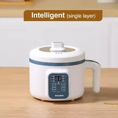 Fogão de arroz elétrico para casa, camada simples e dupla, antiaderente, multicooker mecânico, panela vaporizada inteligente, 1,2 l, 220V - comprar online