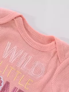 Recém-nascido manga curta em torno do pescoço macacão, onesies para bebês meninos e meninas, desenhos animados flores animais impressão, roupas infantis, 4pcs - Wolf Magazine