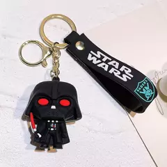 Star wars chaveiro para crianças, figuras criativas pvc, darth vader, stormtrooper imperial, yoda, bb-8, presentes de aniversário - comprar online