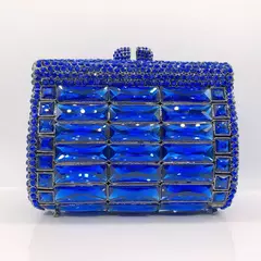 Bolsa de cristal strass para mulheres, bolsas femininas de luxo, baile de cristal, senhora, diamante, festa de casamento, bolsas de ombro