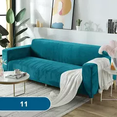 Velvet Sofa Cover adequado para braço em forma de L, estendido e mais grosso, H na internet