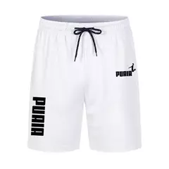 Imagem do Poliéster esportes shorts para homens, cordão elástico, casual, em execução, basquetebol, em execução, ginásio, verão, novo, 2023