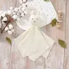 Algodão Malha Crochet Sleepy Bunny Cobertor, Cabeça macia recheada, Primeiro brinquedo do bebê, Dormir Segurando Cobertor de Segurança, Nome personalizado