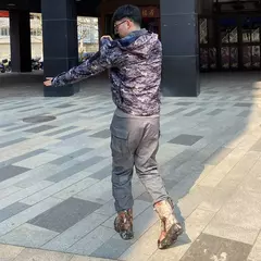 Jaquetas de caminhada de lã camuflada para homens, blusão masculino, roupas táticas, outono, 2024 - comprar online