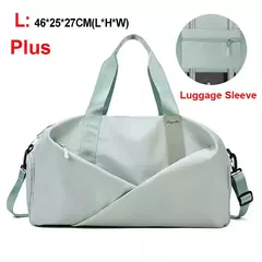Multifuncional Sports Gym Bag para mulheres, sacola de natação, saco molhado seco, bolsas de ombro Weekend Fitness Duffle, sapatos de ioga Daypack