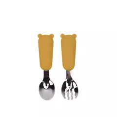Baby Cartoon Tableware Set, Crianças Utensílio, Aço Inoxidável, Criança Louça, Talheres, Alimentação Colher, Garfo, Infantil - Wolf Magazine