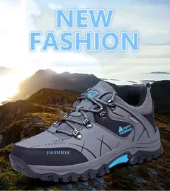 Ténis de couro respirável masculino, sapatos casuais, sapatos de caminhada confortáveis, antiderrapantes, exterior, caminhada, moda, novo - comprar online