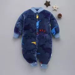 Macacão de flanela macia para bebê recém-nascido, jaqueta infantil para meninas e meninos, macacão de bebê, roupas de primavera e inverno, 0-18 meses - Wolf Magazine