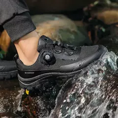 Sapatos de caminhada impermeáveis dos homens ao ar livre sapatos de trekking ultra-leve tênis botas táticas antiderrapantes botas de vadear tamanho 40-47 - comprar online