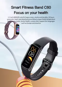 Imagem do Relógio inteligente LIGE Amoled para homens e mulheres, frequência cardíaca e pressão arterial, pulseira inteligente à prova d'água, rastreador de fitness esportivo, 2024