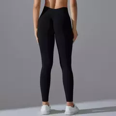Leggings de cintura alta sem costura para mulheres, calças justas femininas, push up, calça de ioga, ginásio Fitness, cintura V, esportes, 2022 - Wolf Magazine