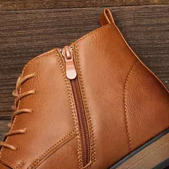 Ankle Boots confortáveis para homens, marca de moda estilo americano, 2024 - Wolf Magazine