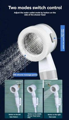 Chuveiro externo recarregável portátil, design compacto portátil, fluxo de chuveiro suave para lavagem de carro, rega de flores, banho - loja online