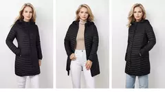 SANTELON-Casaco Longo Embalável Puffer Feminino, Capuz Destacável, Peso Leve, Quente, Solto, Outwear Sólido, Tamanho Asiático - comprar online
