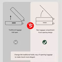 Extensões de transporte de viagem tipo 20 24 28 Polegada mala carrinho de bagagem carry-on cabine mala transportadora para a linha da viagem - comprar online