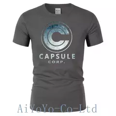 Camiseta Anime Capsule Corp para Homem, Super Goku, Guys Tops, XS-3XL, 2023