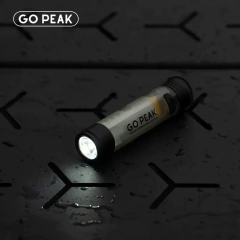 Gopoak bolso mini lanterna ao ar livre chave clipe tampa ambiente led longa resistência alívio de desastres emergência 5050 pequena luz na internet