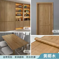 Adesivo Papel De Parede Rolo, Adesivo De Grão De Madeira Impermeável, Móveis Renovação Adesivos, Armário De Guarda-Roupa, Porta De Mesa, 10 m - comprar online