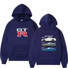 Imagem do Hoodie inicial dos homens D GTR Skyline R34, Hoodie gráfico, Pullovers de moletons, Roupas Masculinas, Essencial para Outono, Novo, Y2k