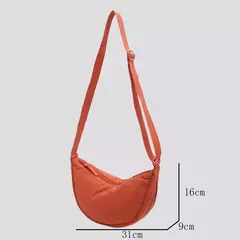 Bolsa Crossbody de Nylon Hobos para Mulheres, Bolsas de Ombro Casual Designer, Bolsa de Grande Capacidade Lady Travel Shopper, Bolsas Femininas, 2024 na internet