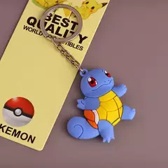 Pokemon chaveiro pikachu anime figura de ação brinquedo kawaii dos desenhos animados moda charmander psyduck boneca chaveiro saco carro pingente presente do miúdo - loja online