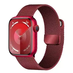 Pulseira Magnética Milanese Loop Strap para Apple Watch, Bracelet Belt, Band 9, 8, 7, 45mm, 41mm, Ultra 2, 49mm, iWatch 6, 5, 4, 3, SE, 44 milímetros, 40 milímetros - Wolf Magazine