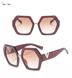 Óculos de sol quadrados retrô para homens e mulheres, marca de luxo, óculos de sol femininos, óculos UV400, moda nova - comprar online