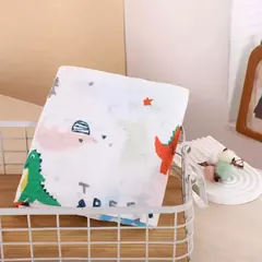Swaddle de musselina macia para bebé, cobertores infantis, envoltório recém-nascido, estilo Ins, 100% algodão, 120x110cm, 1pc - loja online