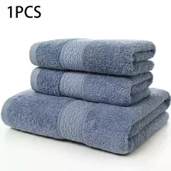 Toalha de banho macia e absorvente para adultos, toalha doméstica, Jacquard, cor lisa, toalha grande, grossa, 100% algodão puro, novo na internet