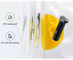 Imagem do Xiaomi-Mijia S300 barbeador elétrico, lâmina de barbear masculina, aparador de barba masculino, recarregável, IPX7, impermeável, lâmina tripla