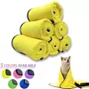 Toalhas de secagem rápida para cães e gatos, toalhas de fibra macia, absorvente, roupão de banho para animais de estimação, toalha de limpeza conveniente, acessórios para cães