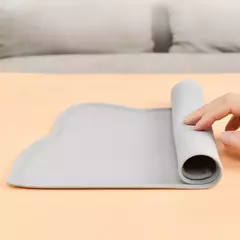 Gatos de silicone de qualidade alimentar anti-sujo fácil de limpar gatos e cães tigela esteiras à prova de água impermeável e à prova de vazamento almofada antiderrapante animal de estimação - comprar online