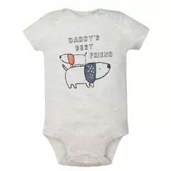 Bodysuits de mangas curtas para bebês meninos e meninas, 100% algodão, macacão recém-nascido, roupas infantis, 6-24 meses, 5 pçs/lote - loja online