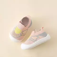 Sapatos de malha respirável para recém-nascido, meias infantis, fundo macio, antiderrapante, menino e menina, 0 a 5 anos, verão - comprar online