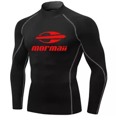 Proteção UV dos homens Natação T-Shirt, Rash Guard, Manga Comprida, Surf, Sw - loja online
