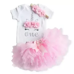 É Minha Roupa De Primeiro Aniversário Para Bebês Meninas, Unicórnio Arco-Íris, Bolo Smash, Camisa De Festa De Aniversário, Bodysuits De Bebê, Conjunto De Vestido