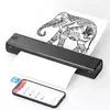 Phomemo-Impressora Térmica Portátil De Papel, Impressoras De Viagem Móveis Sem Fio Para Carro E Escritório, M08F, A4, Suporta 8.26 "x 11.69";;VERDADEIRO;;"M08F Black Green