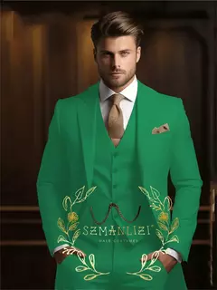 Ternos de casamento casuais para homens, feitos sob medida, jaqueta, colete, calças, sparking formal do noivo, lapela pontudo, traje de 3 peças