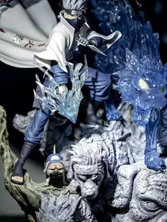 27cm gk naruto hatake kakashi anime figura cs sexta geração ninja estátua decoração boneca de ação colecionável modelo menino toygift - comprar online