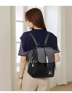 Mochilas de couro luxuosas para meninas, mochila casual, mochila vintage preta, mochilas escolares para mulheres, mochila, sac a dos - comprar online