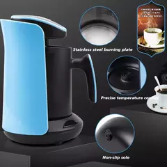 A cafeteira elétrica do aço inoxidável, portátil pode fazer a máquina de café turca automática do agregado familiar 4 copos - loja online
