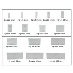 SHAHE-Precision Block Gauge, Gage Block, Steel Square Measure, Vernier Caliper Micrometer, 10mm, 15mm, 20mm, 25mm, 30mm - loja online